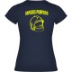 T-SHIRT FLUO FEMME MARINE PERSONNALISABLE COEUR