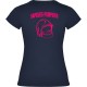 T-SHIRT FLUO FEMME MARINE PERSONNALISABLE COEUR