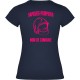 T-SHIRT FLUO FEMME MARINE 