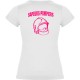 T-SHIRT FLUO FEMME MARINE 