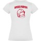 T-SHIRT FLUO FEMME MARINE 