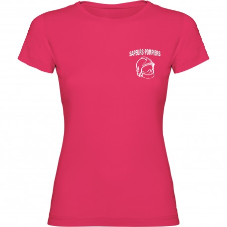 T-SHIRT FLUO FEMME FUCHSIA