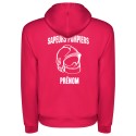 SWEAT FLUO FUCHSIA PERSONNALISABLE DOS