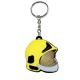 PORTE-CLE CASQUE F1 JAUNE